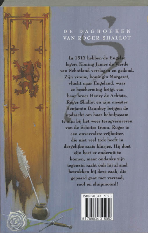Achterkant van De moorden van de witte roos