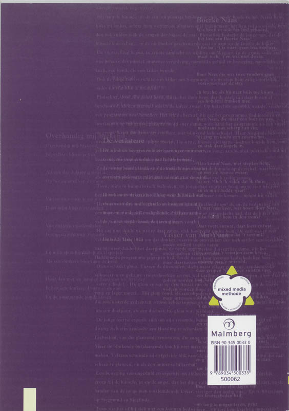 Achterkant van Werkboek