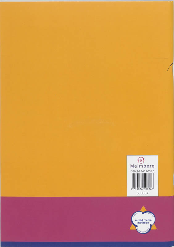 Achterkant van Werkboek