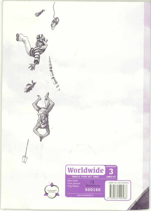 Achterkant van Workbook