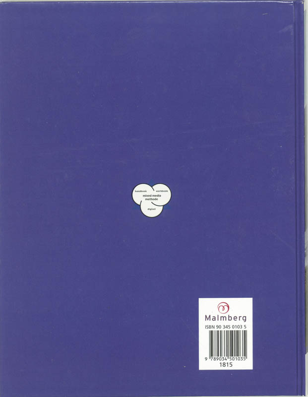 Achterkant van Handboek