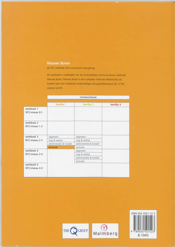 Achterkant van Werkboek 3 Techniek