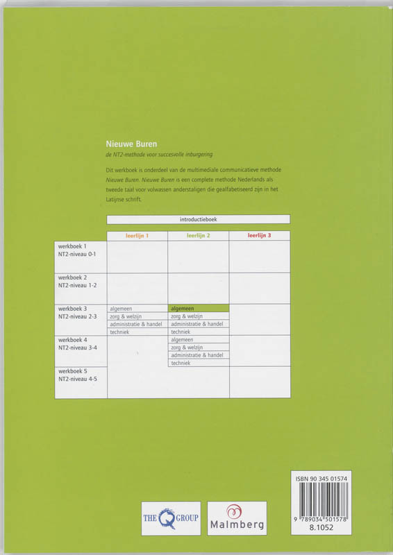 Achterkant van Werkboek 3 Algemeen