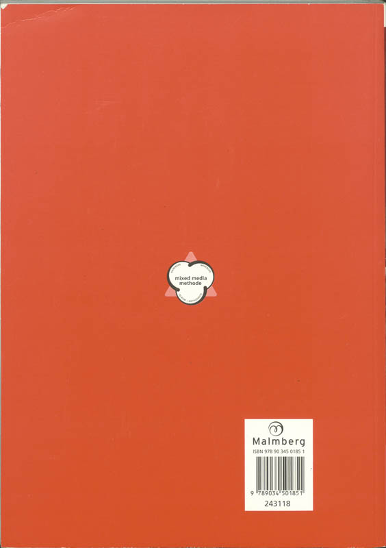 Achterkant van Werkboek B