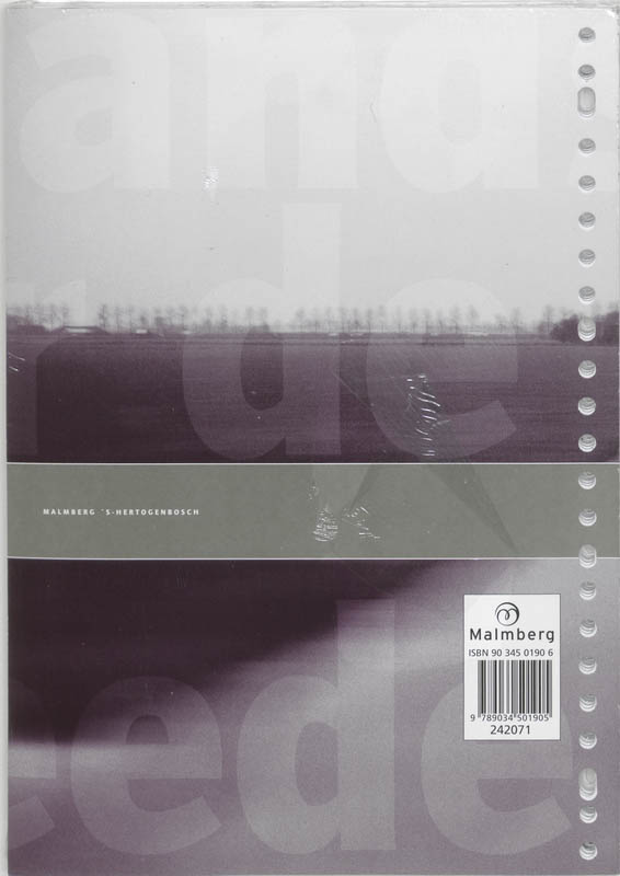 Achterkant van Werkboek