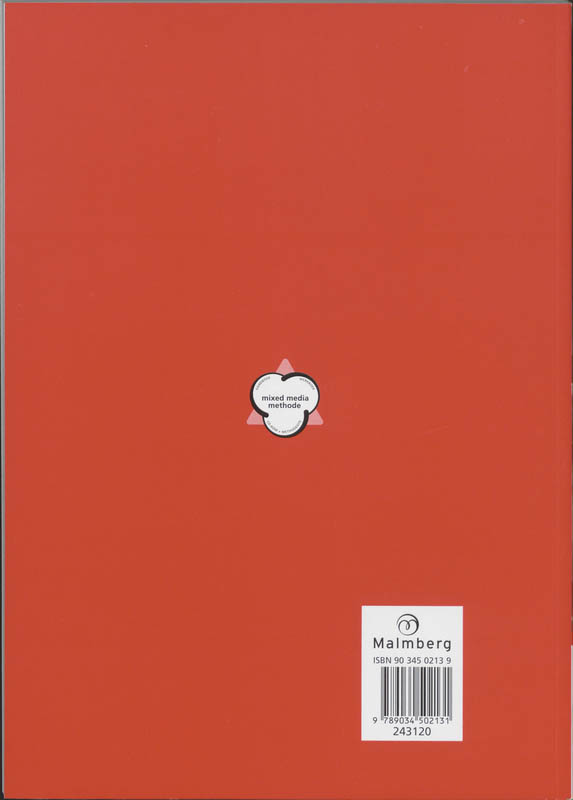 Achterkant van Antwoordenboek B