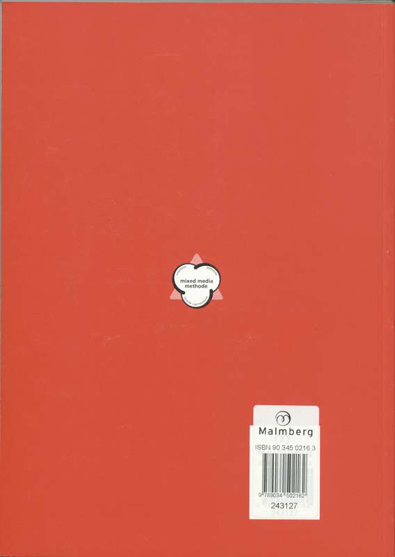 Achterkant van Antwoordenboek B