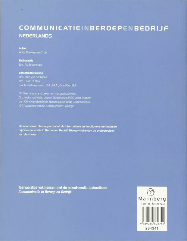 Achterkant van Administratie