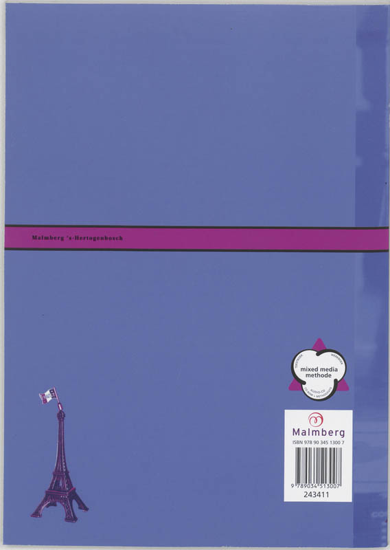 Achterkant van Cahier d'exercices