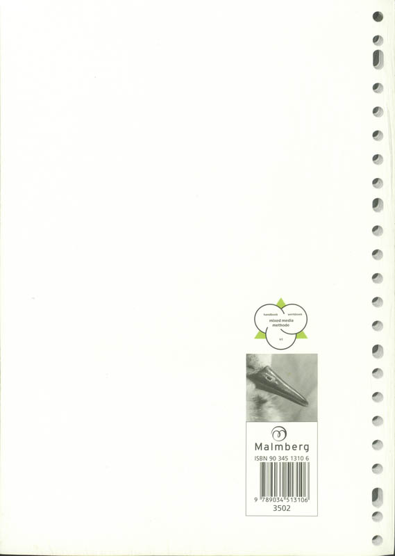 Achterkant van Werkboek