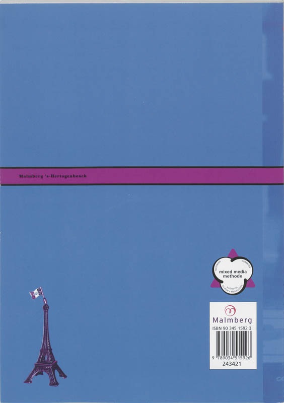 Achterkant van Cahier d'exercices