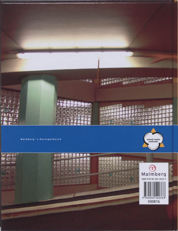 Achterkant van handboek