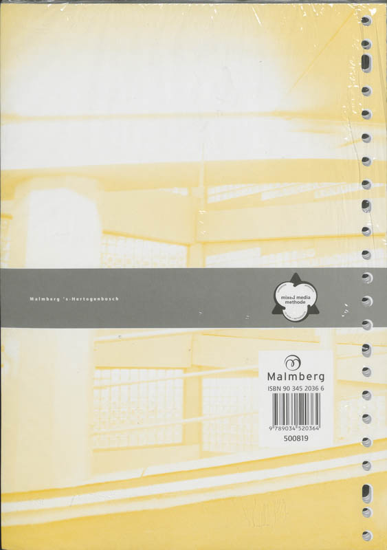 Achterkant van werkboek