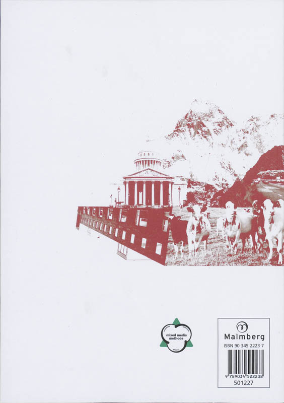 Achterkant van antwoordenboek