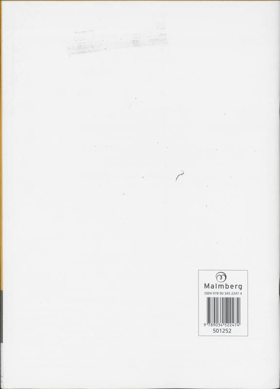 Achterkant van Werkboek