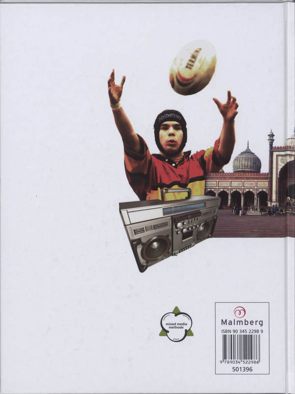 Achterkant van handboek