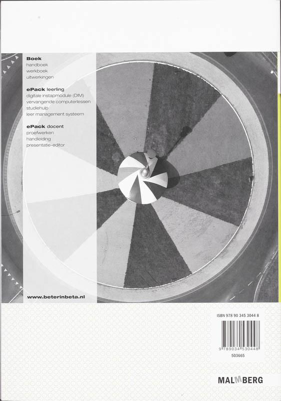 Achterkant van Werkboek A