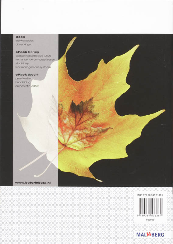 Achterkant van Leerwerkboek 9