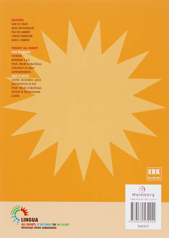 Achterkant van Werkboek