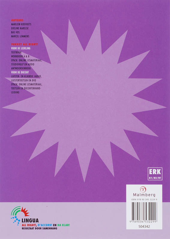 Achterkant van Werkboek