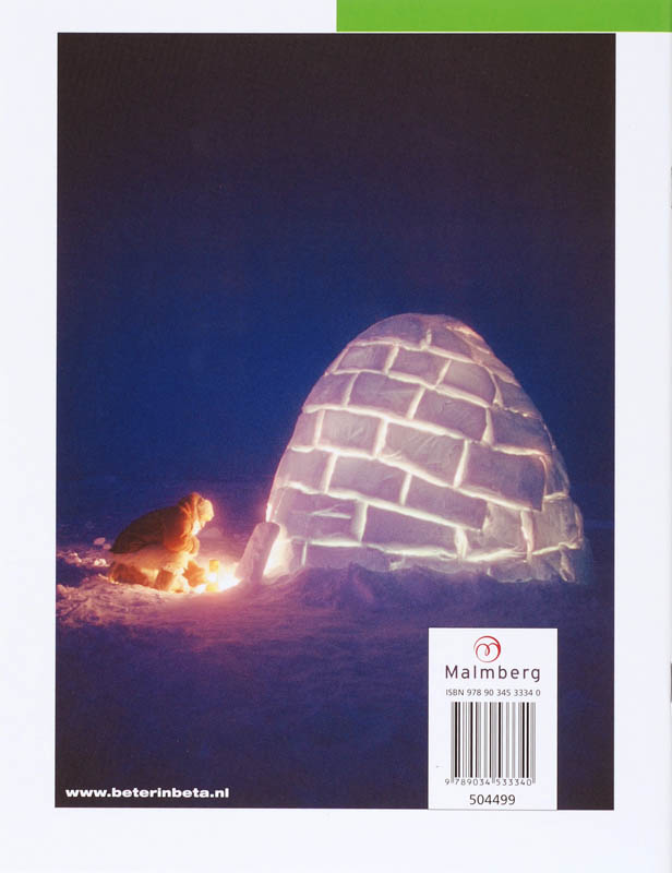 Achterkant van handboek