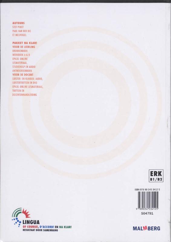 Achterkant van Antwoordenboek
