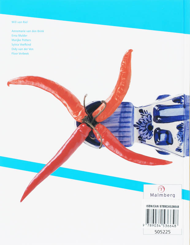 Achterkant van handboek