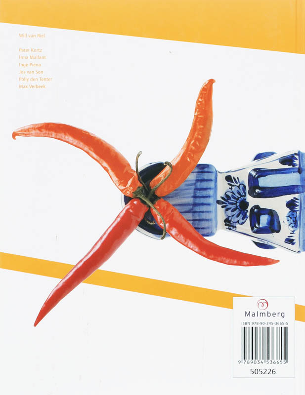 Achterkant van handboek