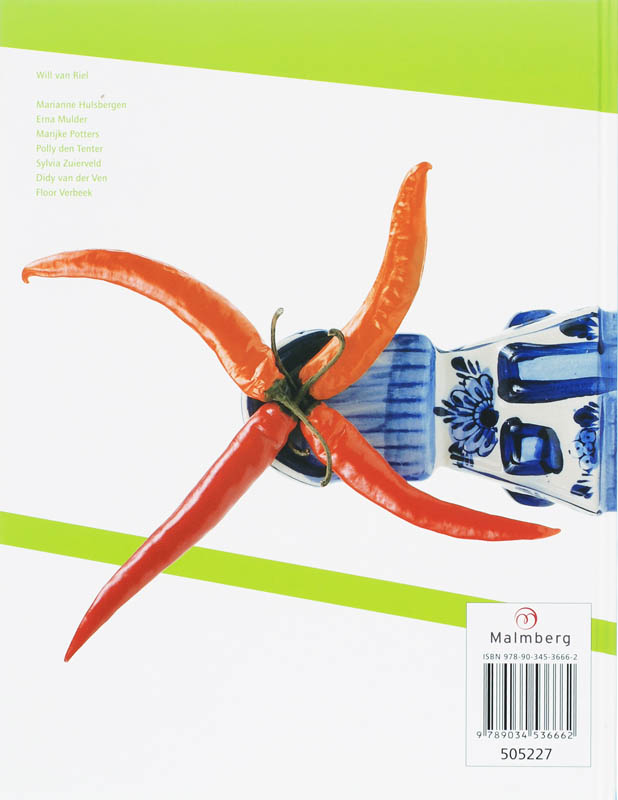 Achterkant van handboek