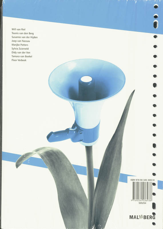 Achterkant van werkboek