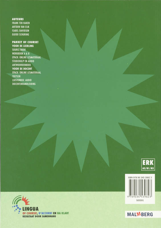 Achterkant van Werkboek 5a