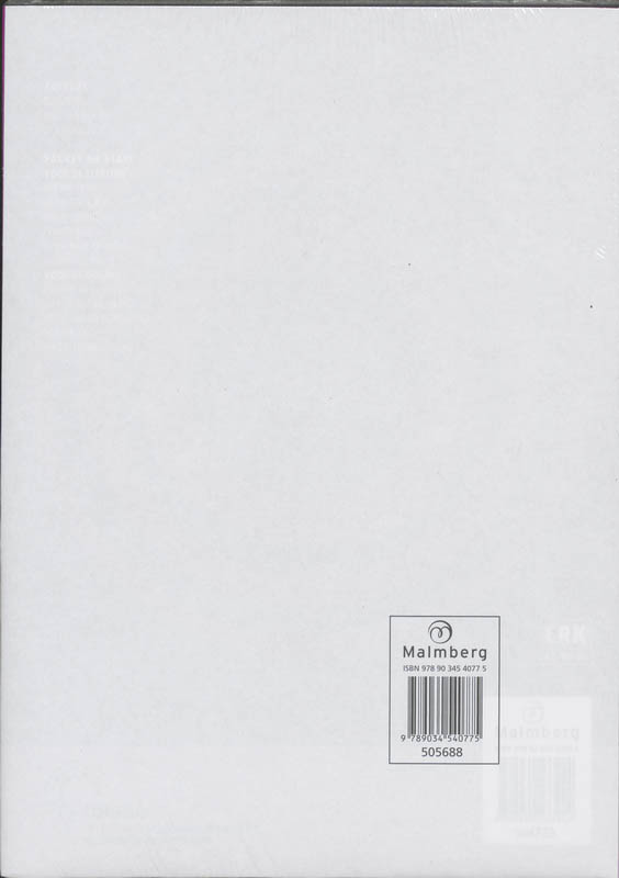 Achterkant van Werkboek A/B