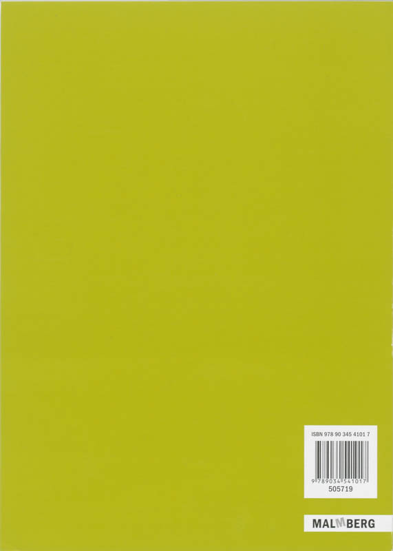 Achterkant van Werkboek