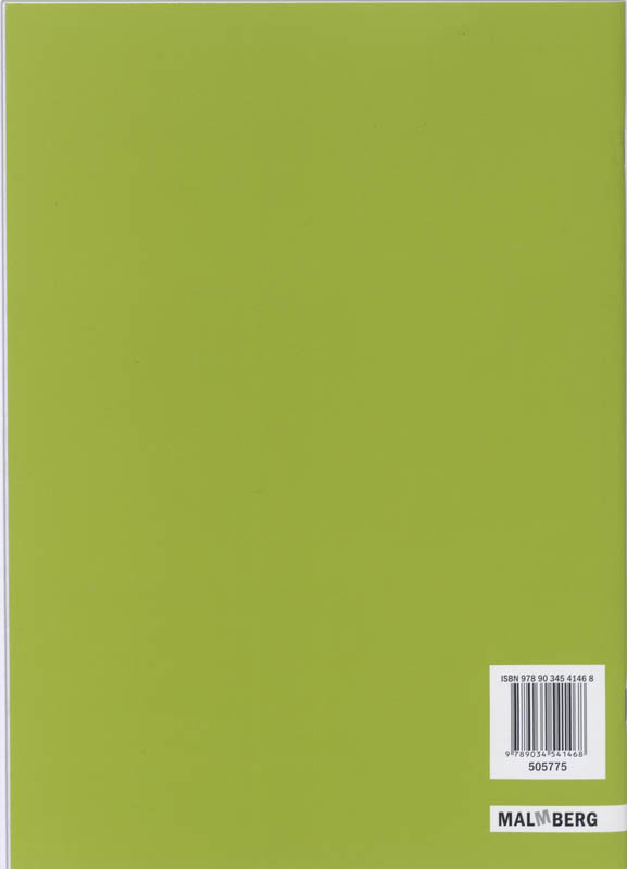 Achterkant van Werkboek Havo