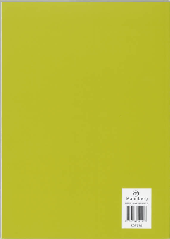 Achterkant van Werkboek