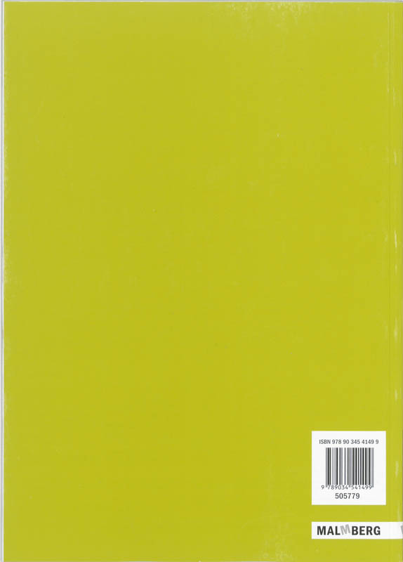 Achterkant van Werkboek