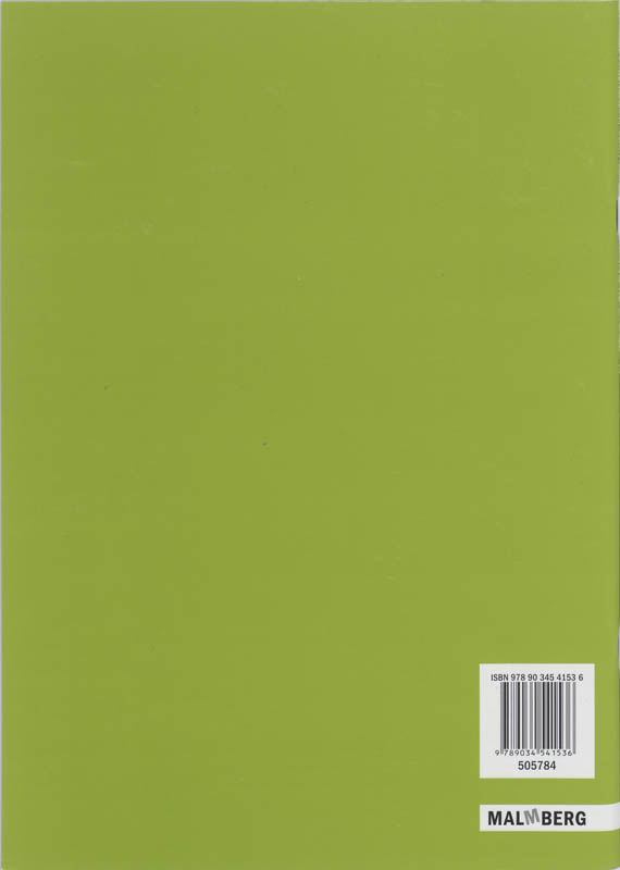 Achterkant van Antwoordenboek