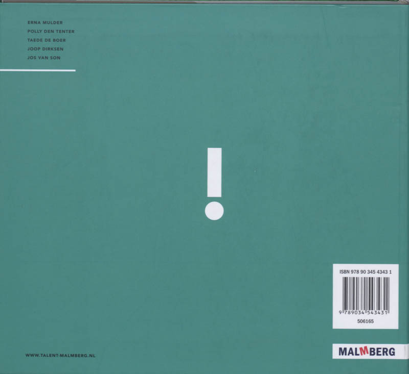 Achterkant van Handboek