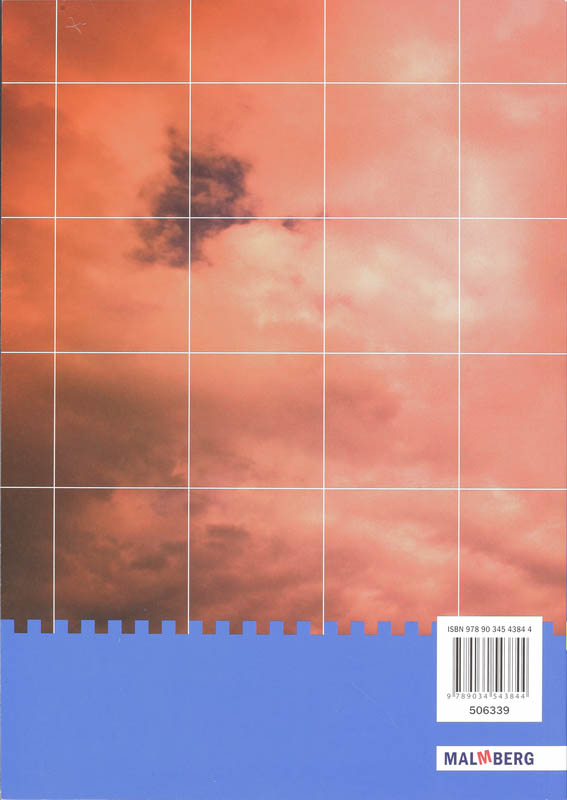 Achterkant van leerwerkboek