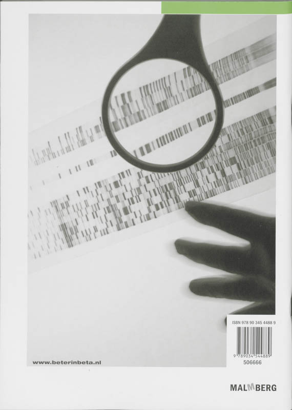 Achterkant van werkboek module 13