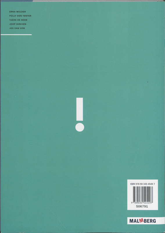 Achterkant van Differentiatieboek