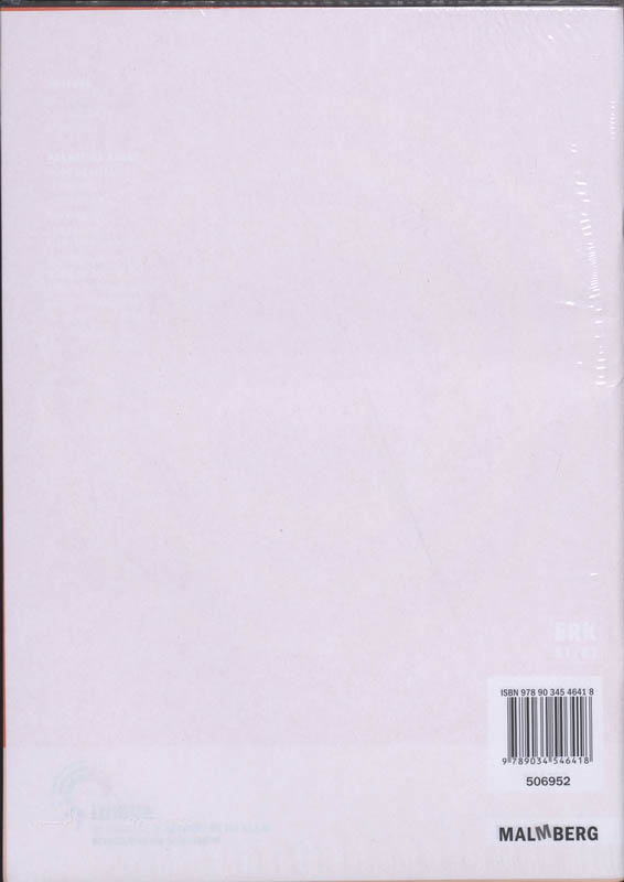 Achterkant van werkboek a&b