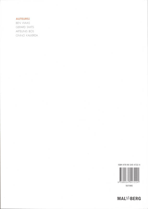 Achterkant van Antwoordenboek 1A