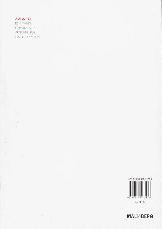 Achterkant van Antwoordenboek