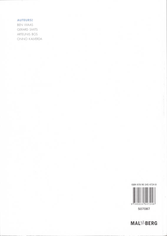Achterkant van Antwoordenboek