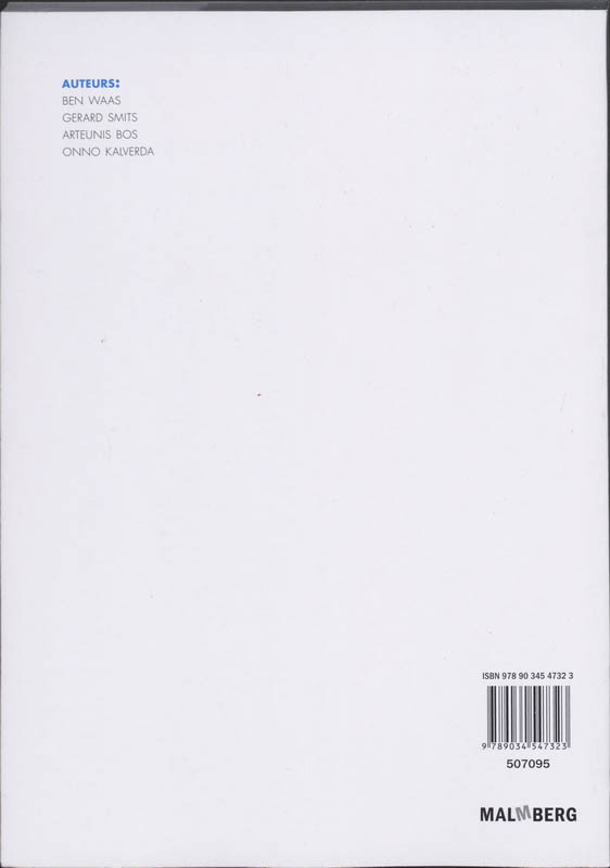Achterkant van antwoordenboek
