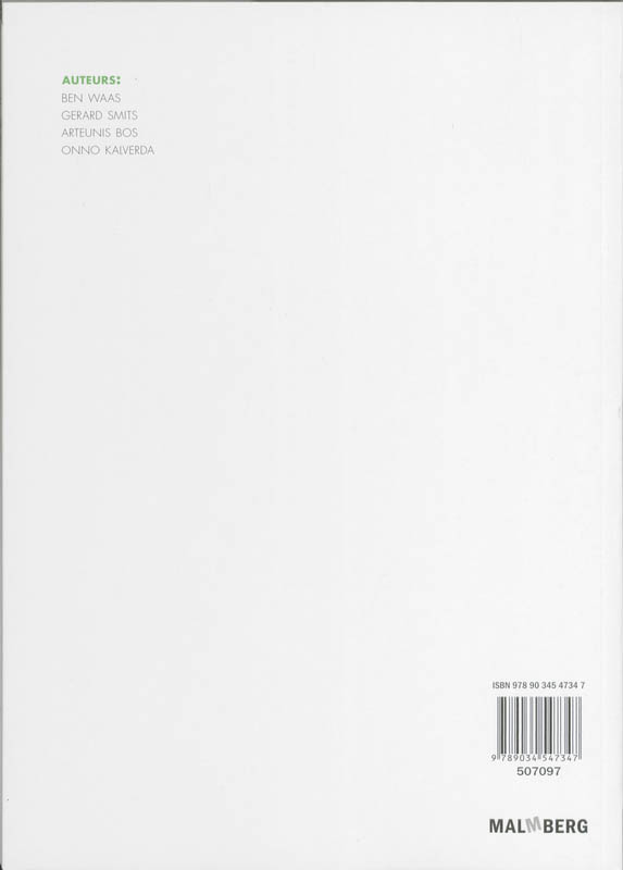 Achterkant van antwoordenboek