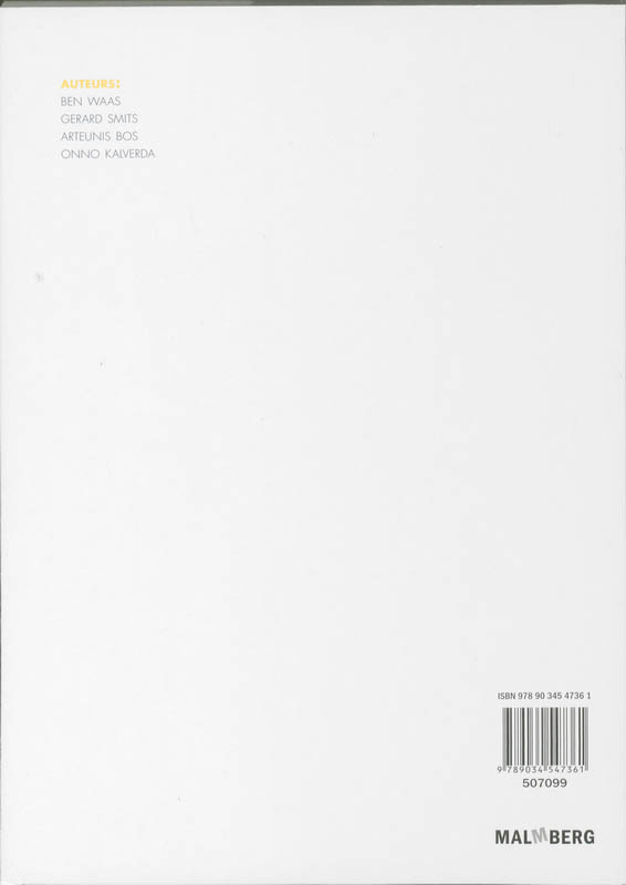 Achterkant van Antwoordenboek