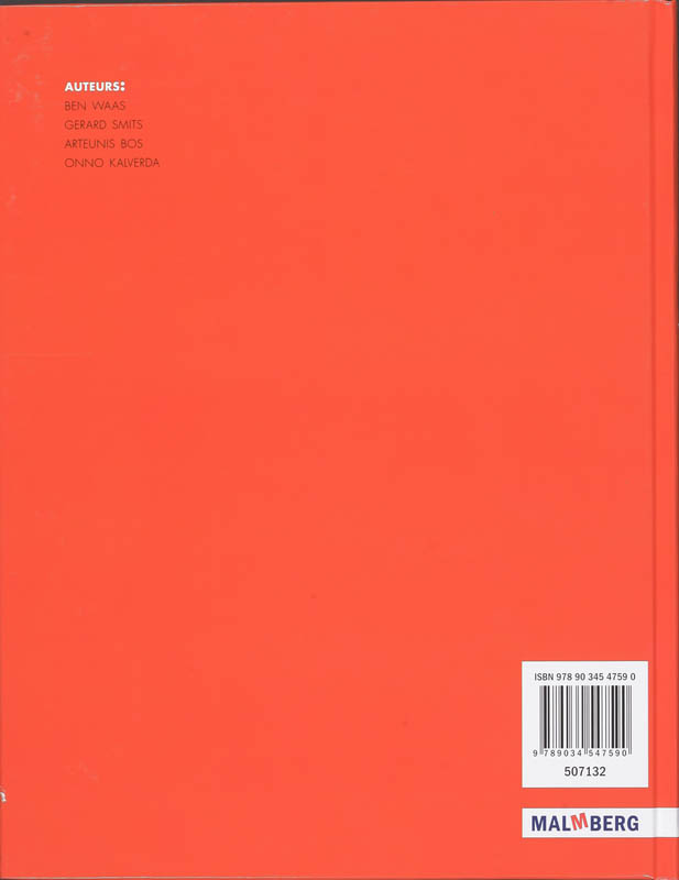 Achterkant van Handboek