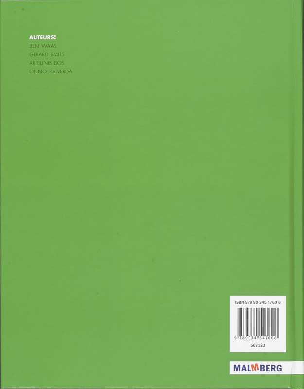 Achterkant van Handboek